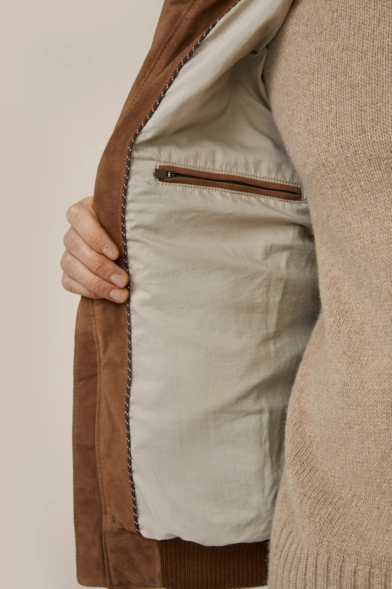 Ziegenvelours-Lederjacke Fornelli In*Windsor New
