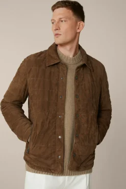Ziegenvelours-Lederjacke Parma Mit Umlegekragen In*Windsor Outlet