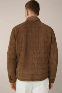 Ziegenvelours-Lederjacke Parma Mit Umlegekragen In*Windsor Outlet